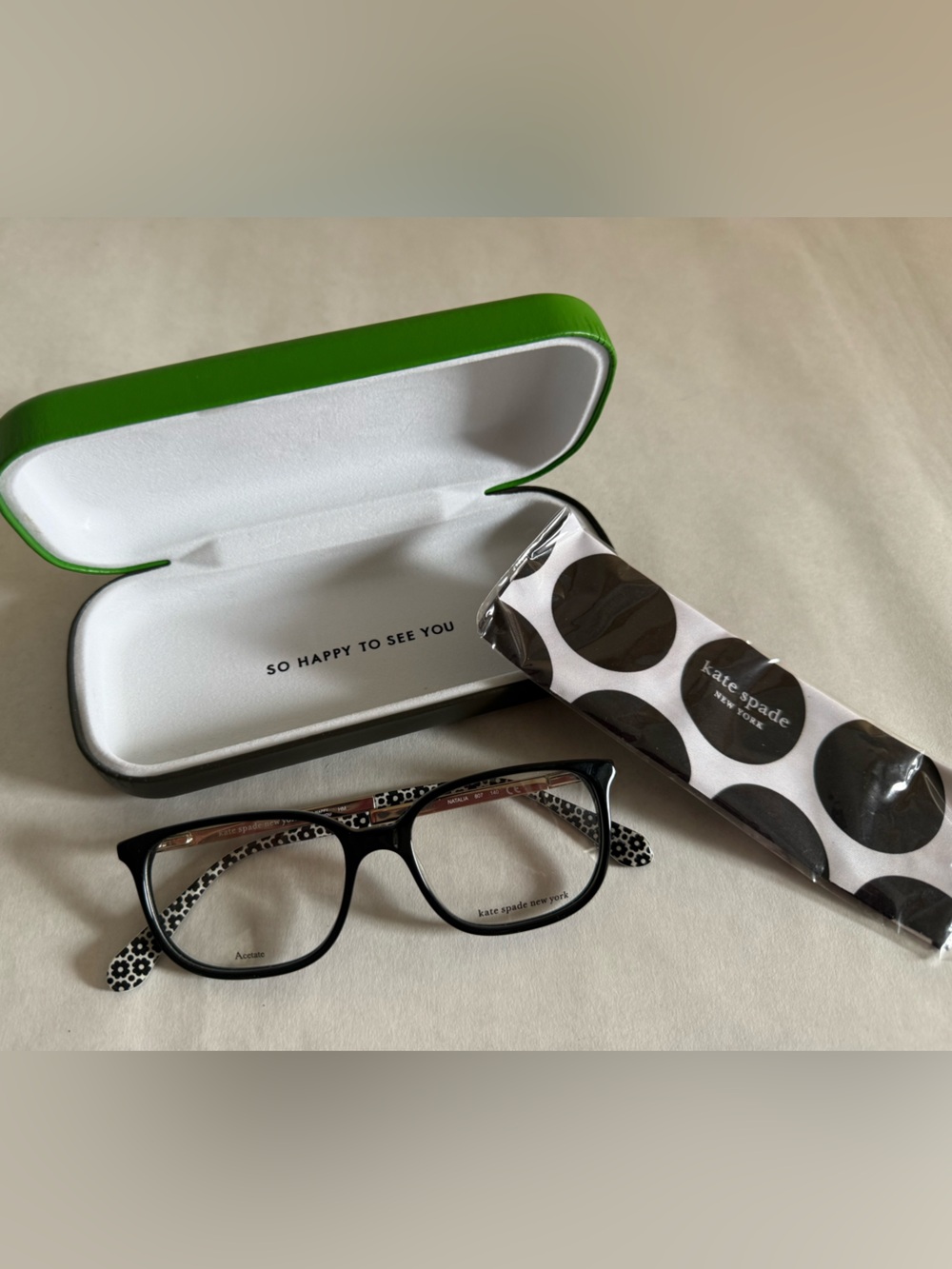 Kate Spade Reading Glasses with Case NWOT